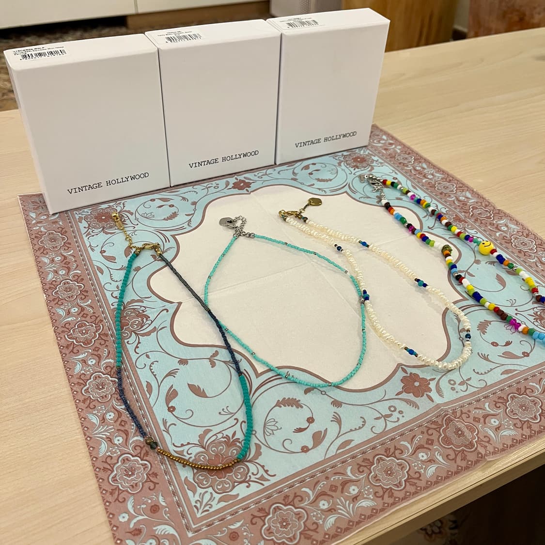 빈티지헐리우드 목걸이 4개 일괄 상품이미지3