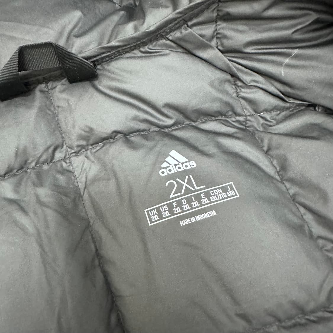 아디다스 덕다운 패딩 점퍼 차콜 2XL 상품이미지9