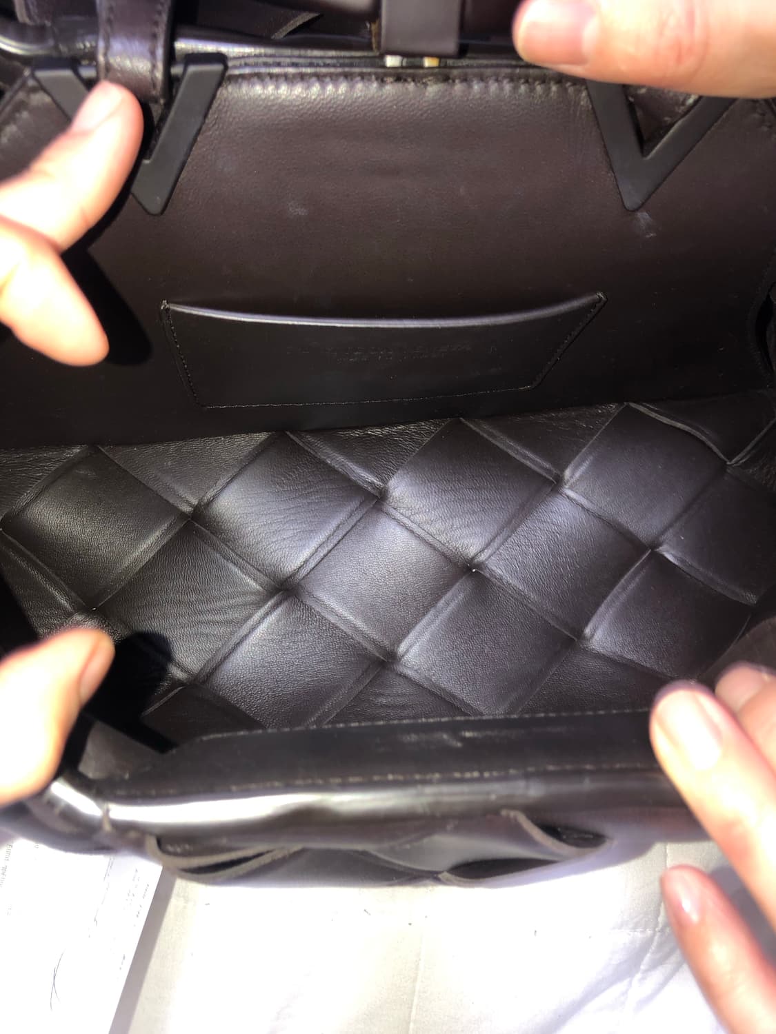 보테가베네타 그래스프 탑 핸들 백 상품이미지5