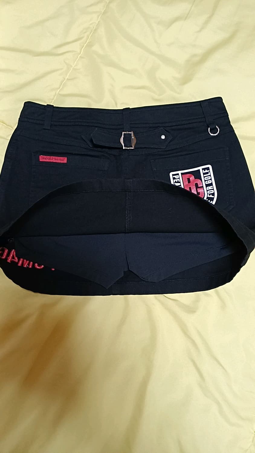 파리게이츠 블랙데님 골프스커트 28인치 기장34 상품이미지7