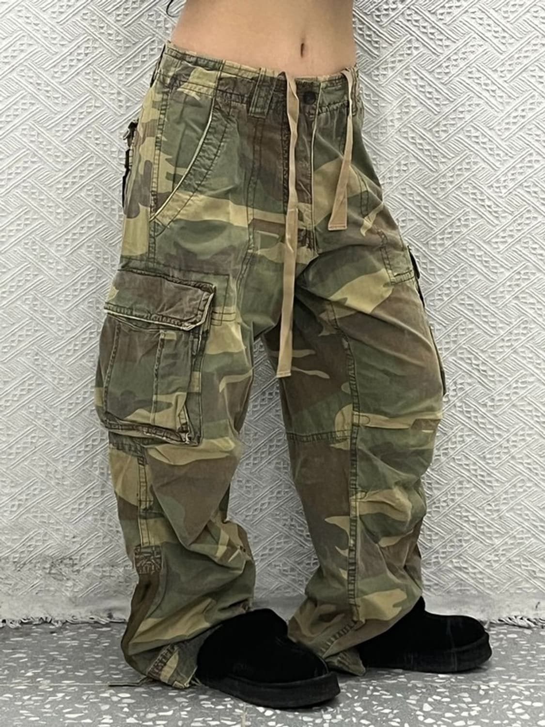 홀리스터 Y2K 카모플라주 와이드 카고팬츠 M C06594 상품이미지1