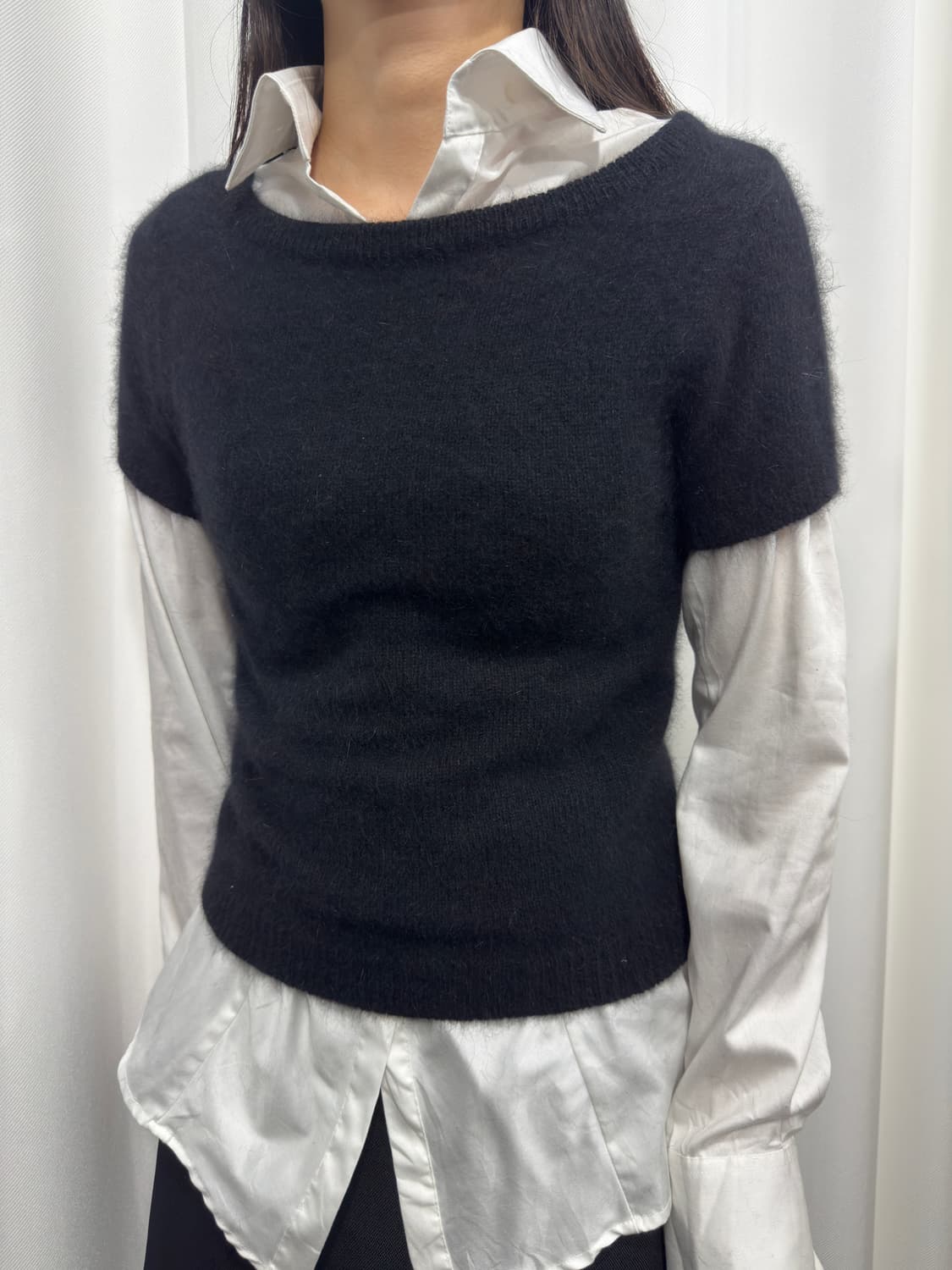 fur knit top 상품이미지2