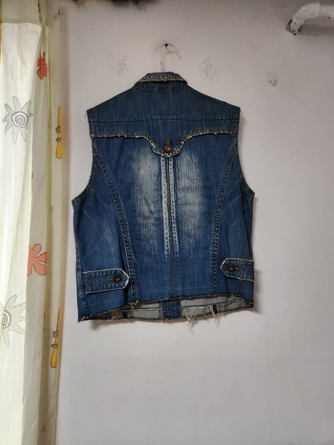 어반 빈티지 데님 조끼 청베스트 90 상품이미지2
