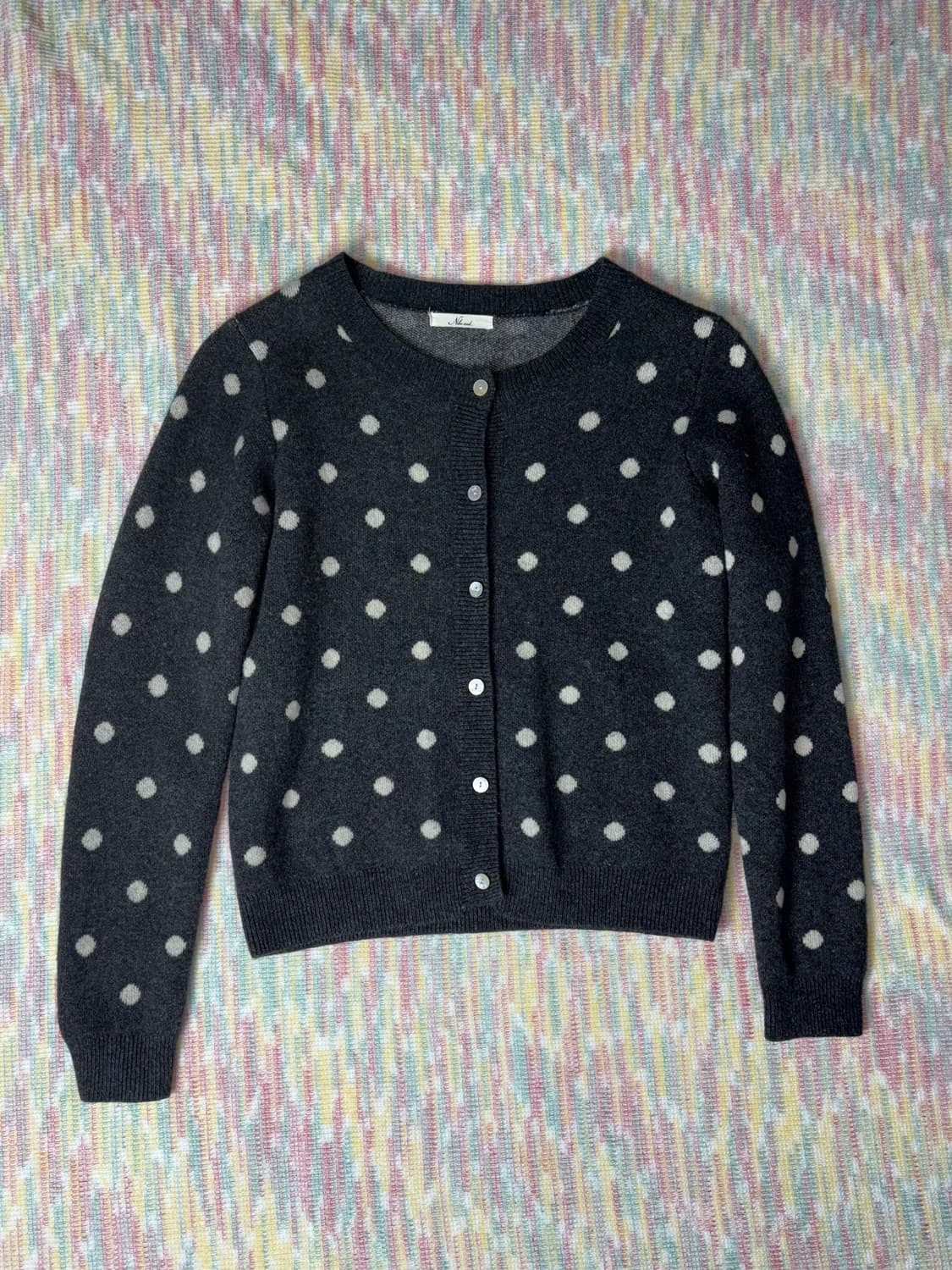 니코앤드 울 도트 가디건 상품이미지5