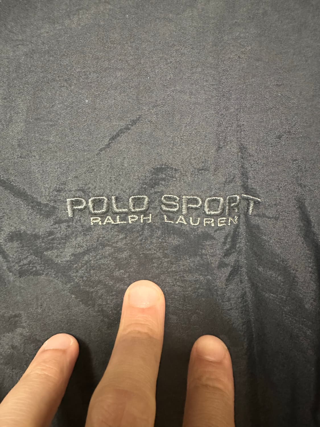 no.179 폴로 스포츠 나일론 블랙 바람막이xxl 상품이미지2