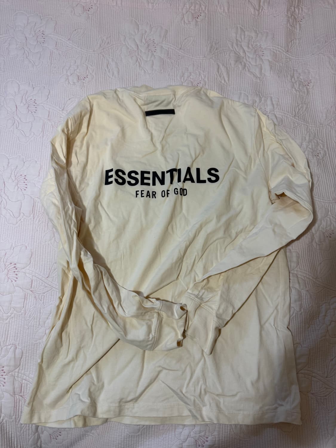 에센셜(Essentials) 긴팔 티셔츠 백로고 s사이즈 상품이미지4