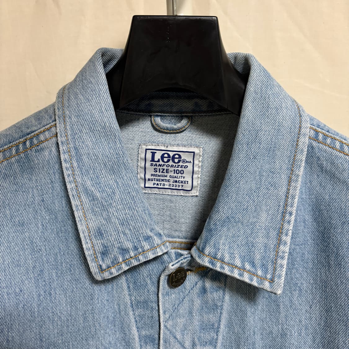 리 라이더스 샌포라이즈드 101J 베이스 데님 트러커자켓 / 연청,100 상품이미지4