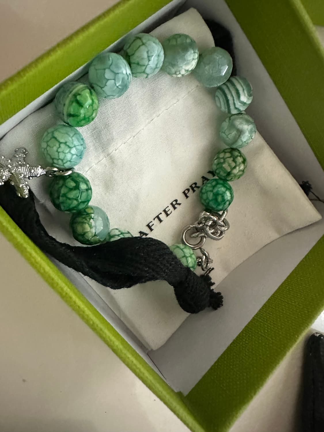 애프터프레이 오션 잼스톤 브레이슬렛 그린 상품이미지1