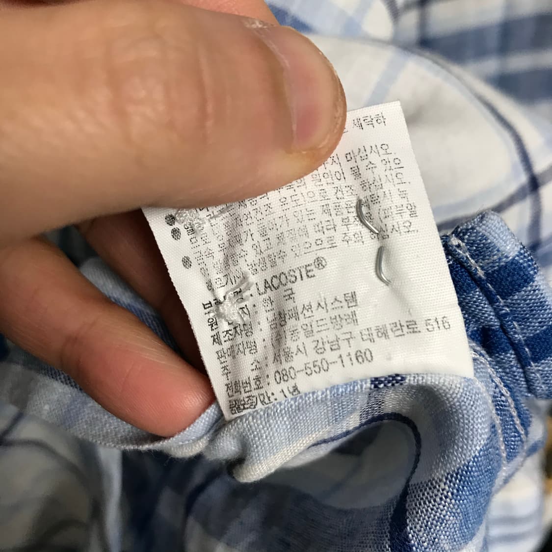 라코 린넨 데일리 체크셔츠 상품이미지5