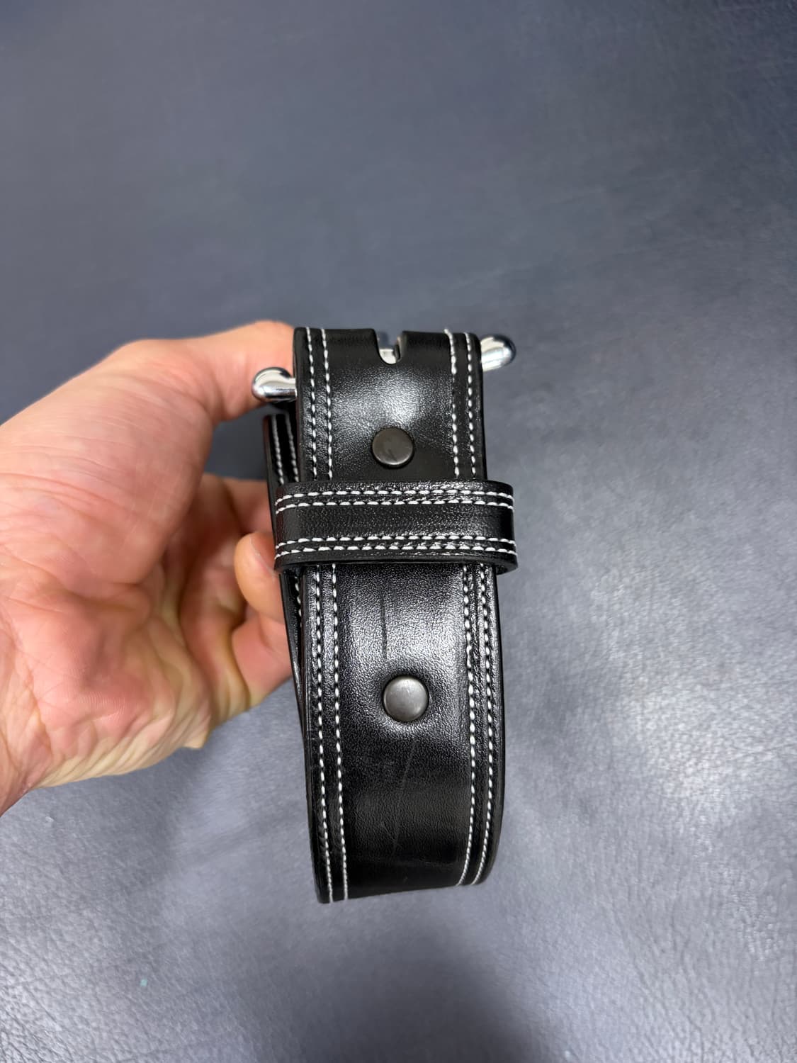 노아 NOAH 가죽 레더 벨트 블랙 30 상품이미지5