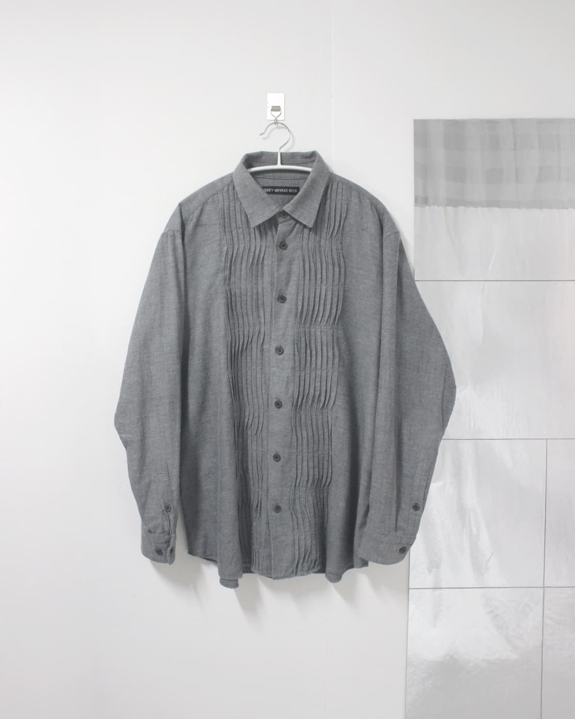 issey miyake men wave pleats shirt 상품이미지1