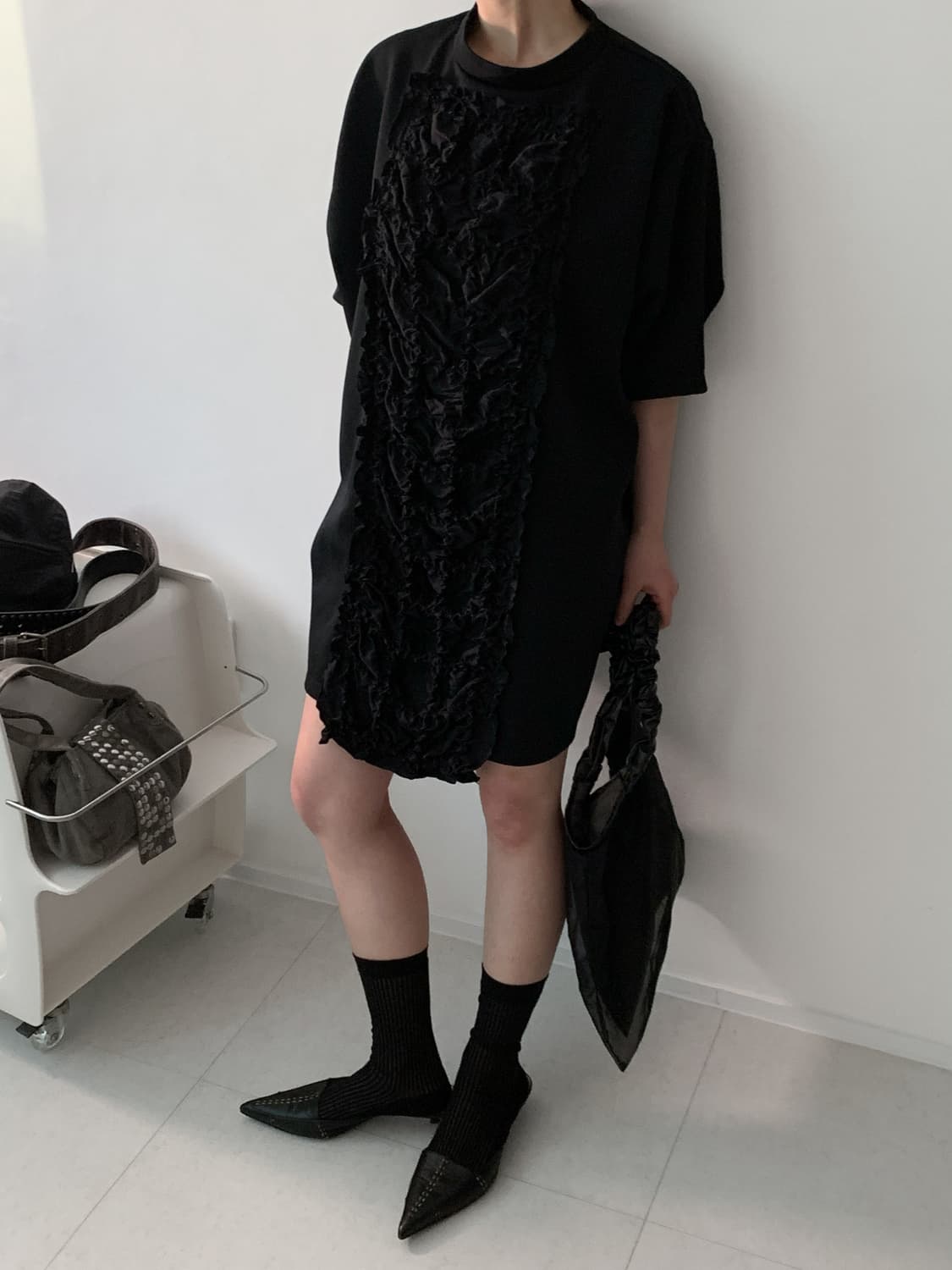 Wrinkle Balloon Dress 상품이미지3