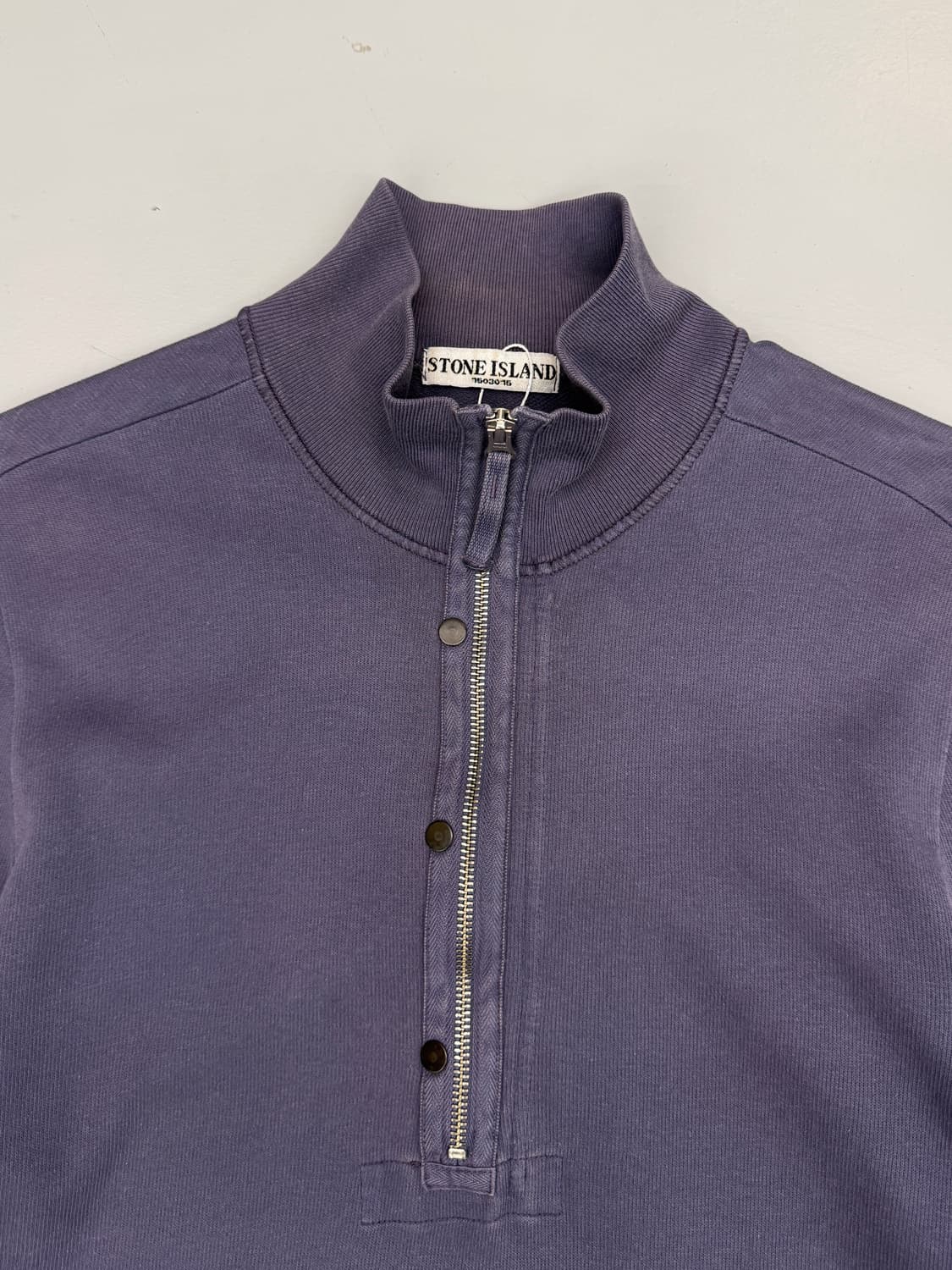 스톤아일랜드 09ss 가먼트다이 쿼터집 코튼 니트 상품이미지3