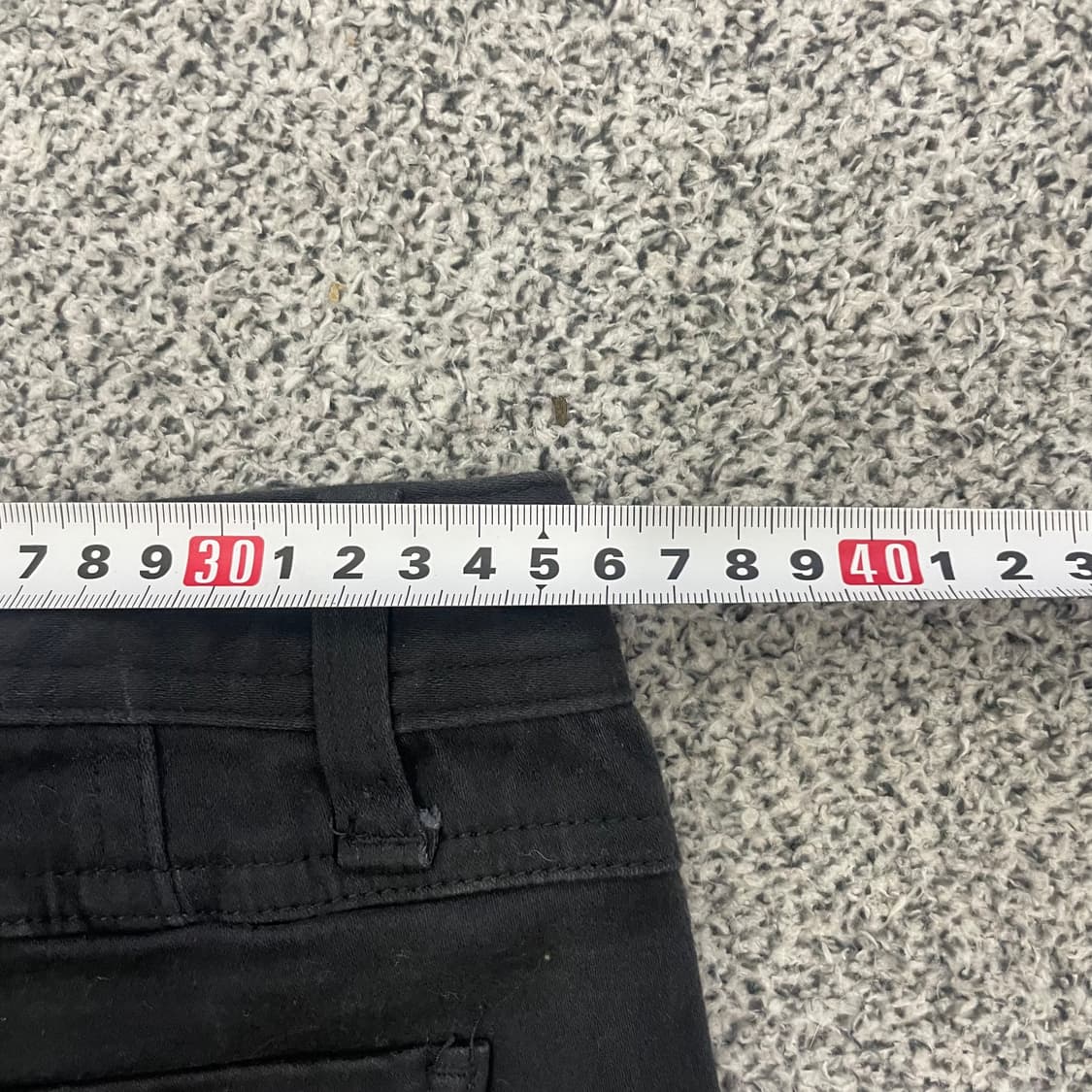 55 새상품 보니알렉스 흑청 데님 팬츠 0210S 상품이미지4