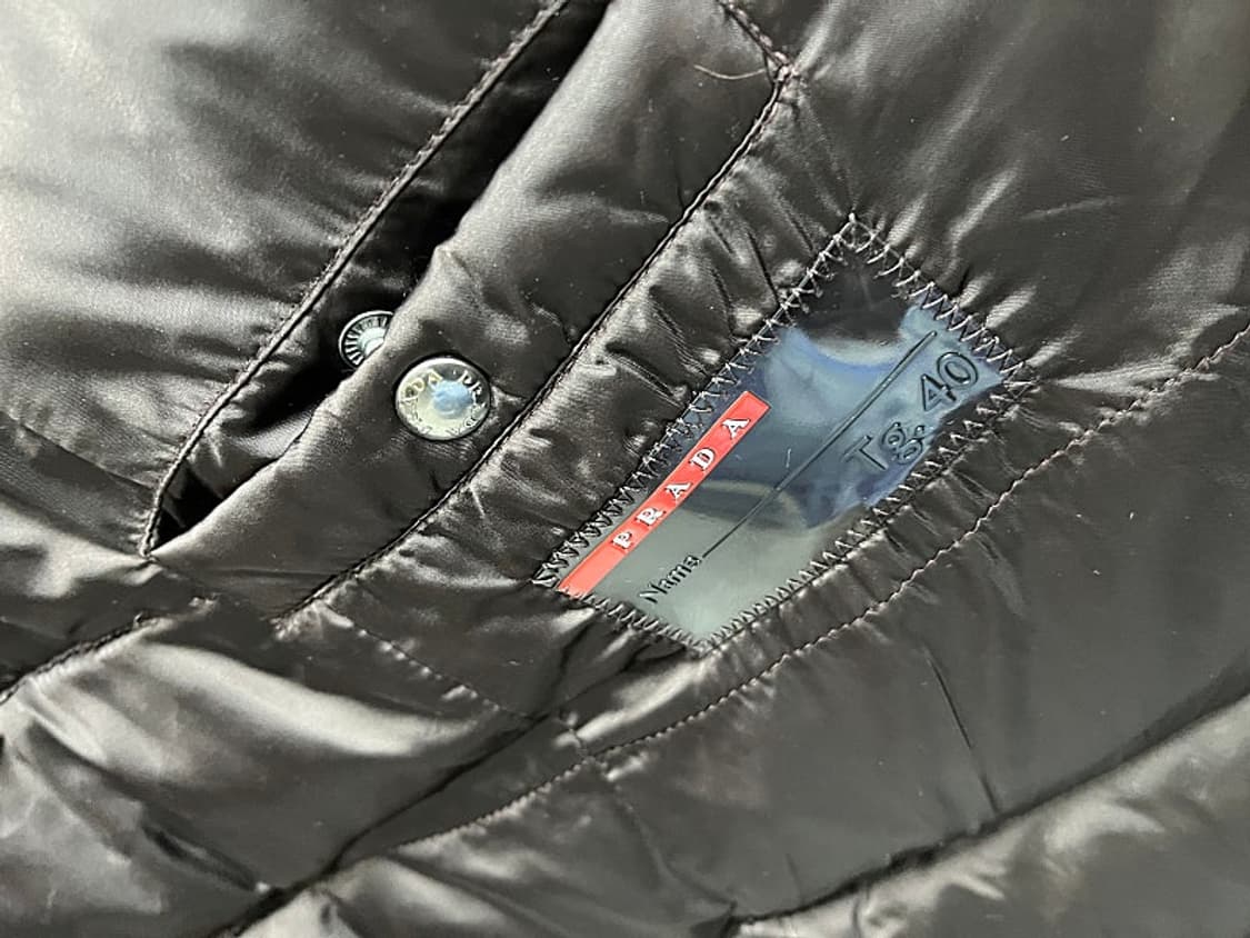 여) 프라다 초코브라운 새틴 롱패딩  상품이미지8