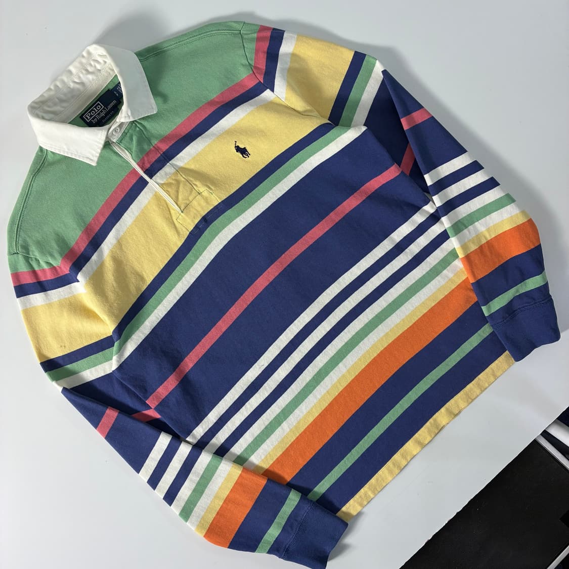 Polo 폴로 랄프로렌 에스닉 스트라이프 럭비 셔츠 상품이미지2