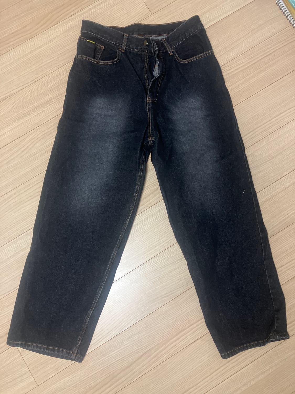 DWARF DENIM PANTS (BLACK) 상품이미지1