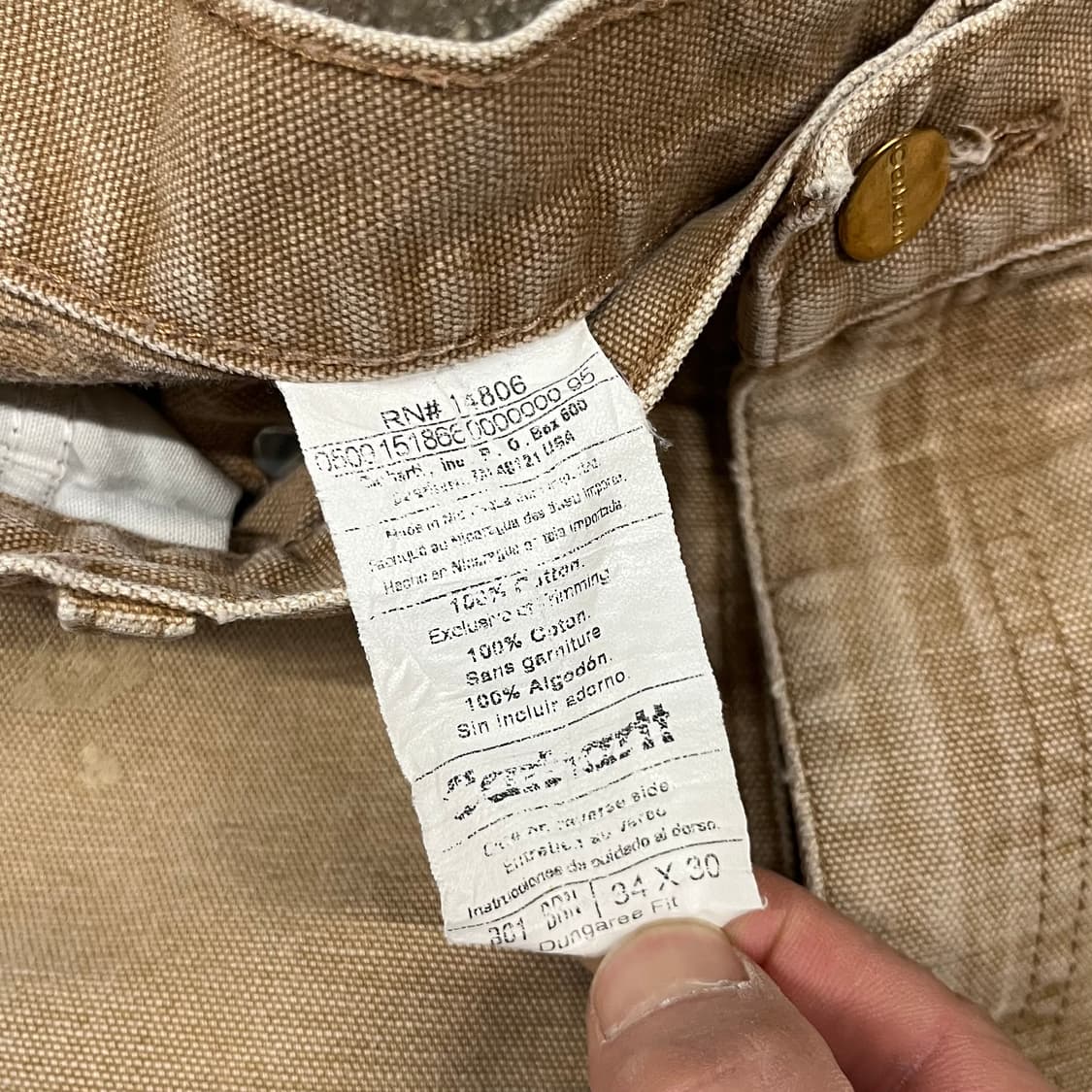 Carhartt 더블니 팬츠 (34“) 상품이미지7