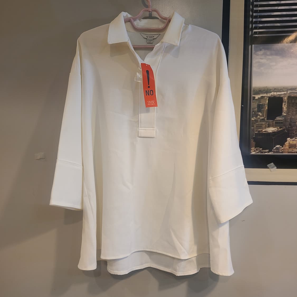 SJ WANY 의 튜닉형 8부 상의 상품이미지2