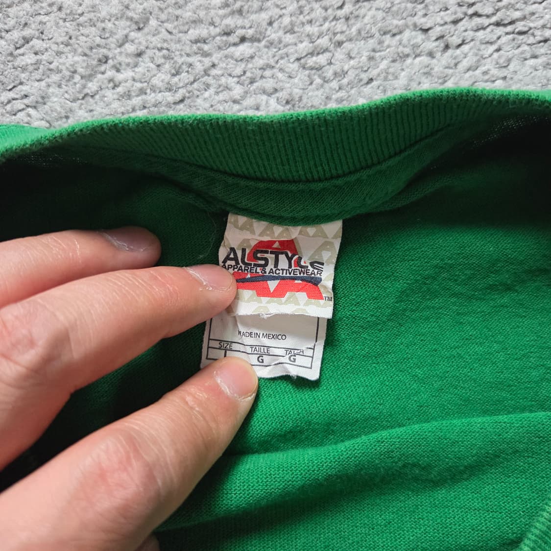 90s 멕시코제 ALSTYLE 반팔 티셔츠 L(100) 상품이미지4