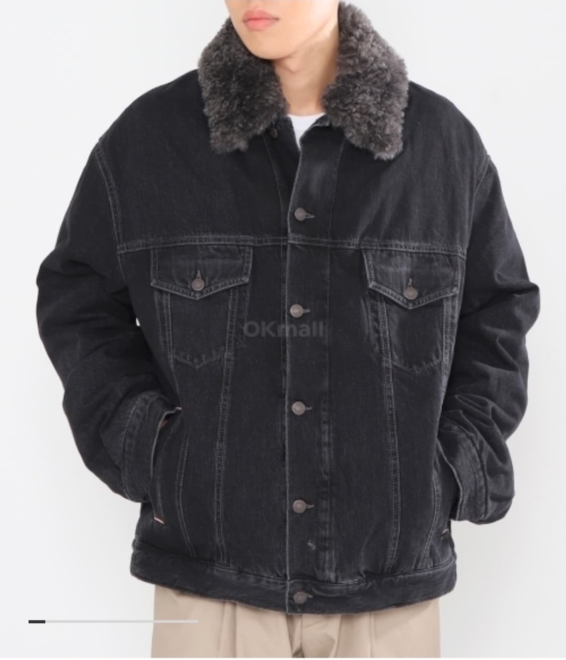 아크네 시어링 데님 자켓 [M] 상품이미지1