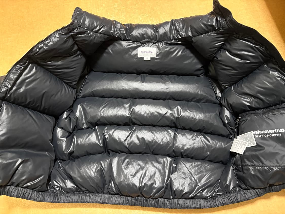 디스이즈네버댓 퍼텍스 T down 패딩 s 블랙 상품이미지3