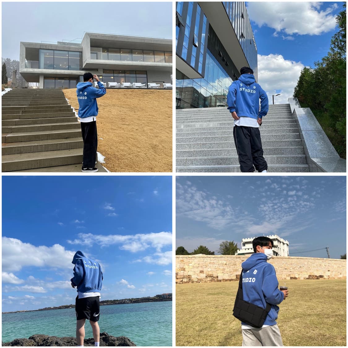 [새상품] 아이앱 스튜디오 피그먼트 후드 로얄블루 상품이미지10