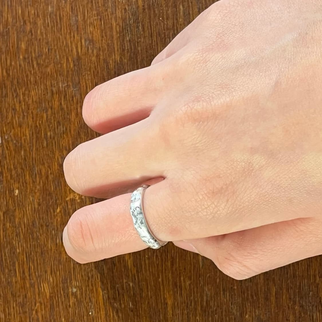 새상품 여성 신주 울퉁이 반지  상품이미지5