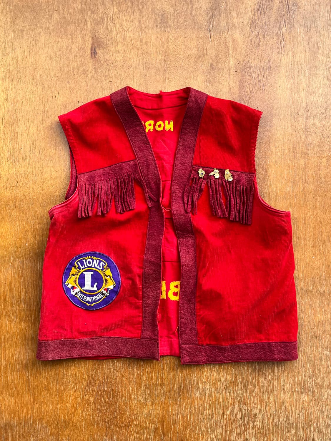 Lions Club Alberta Felt Vest 상품이미지3