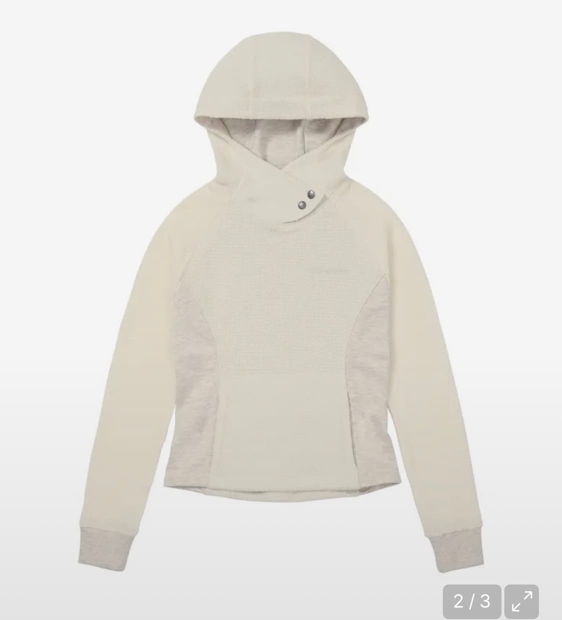 웰빙익스프레스 Boucle Hoodie Beige 상품이미지2