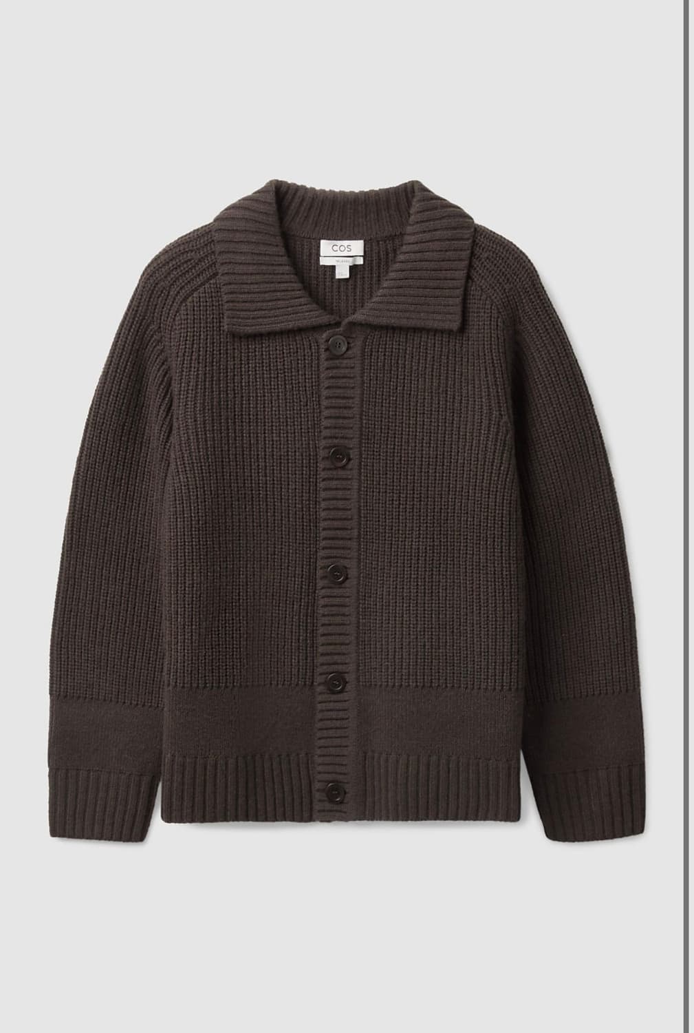 코스 리브드 니트 울 가디건 M 상품이미지3