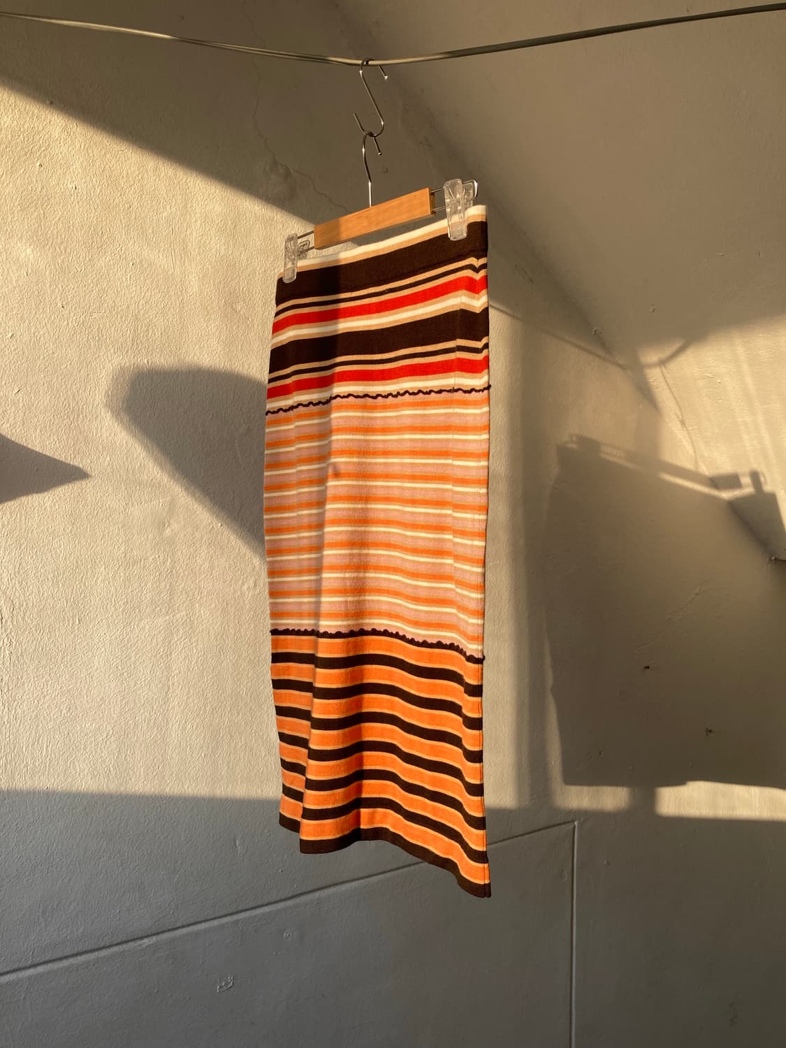 마르니•유니클로 스트라이프 코튼 스커트 상품이미지7