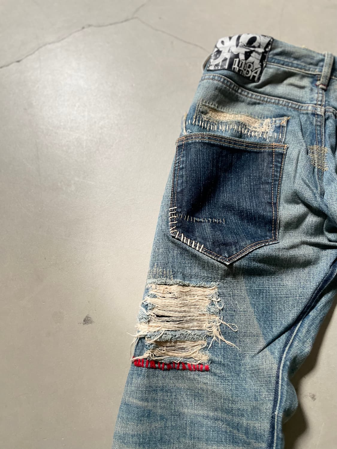 HPX  Distressed Repair Denim 상품이미지4