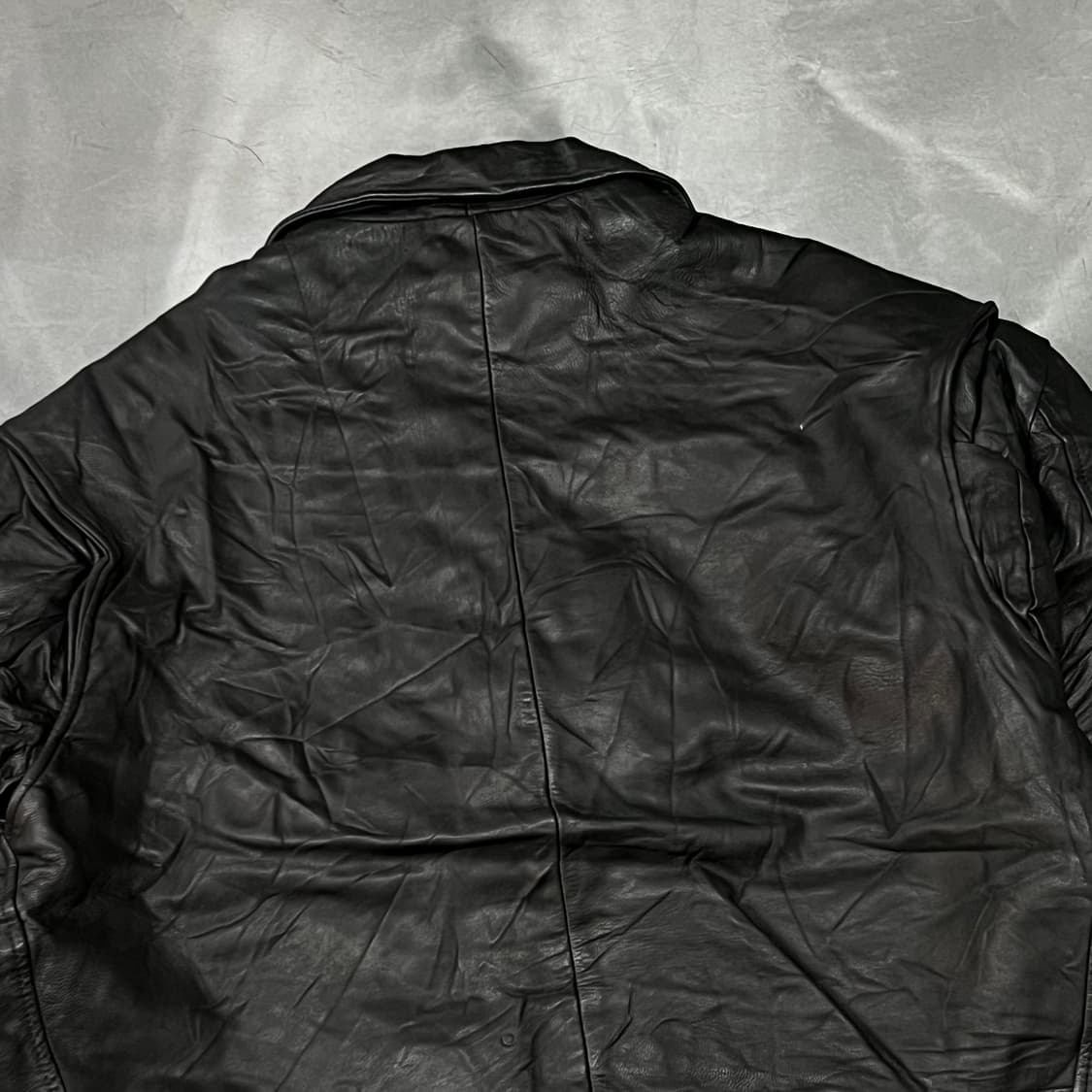  빈티지 레더 더블 라이더 자켓 y14992 상품이미지4