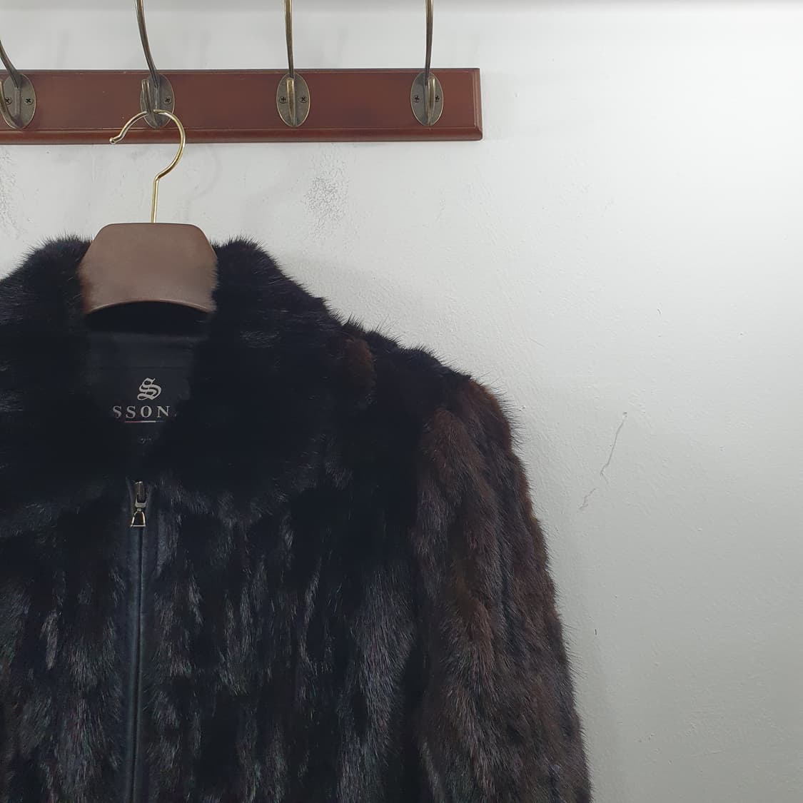 77 SSONA 여성 밍크 양가죽 100% 퍼 자켓 상품이미지2
