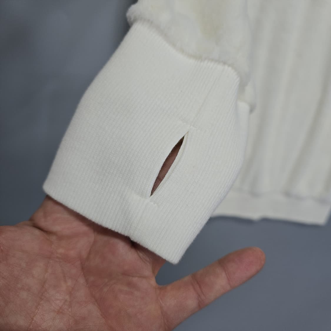 NBA 클리블랜드 캐벌리어스 퍼 후드 화이트 S 상품이미지6