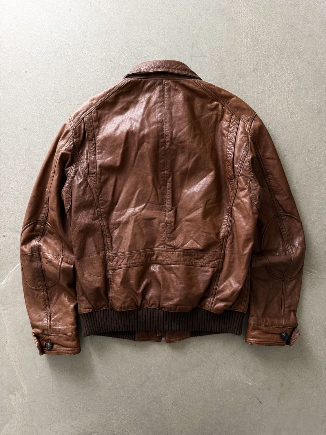 Massimo Dutti Cowhide Bomber Jacket 상품이미지3