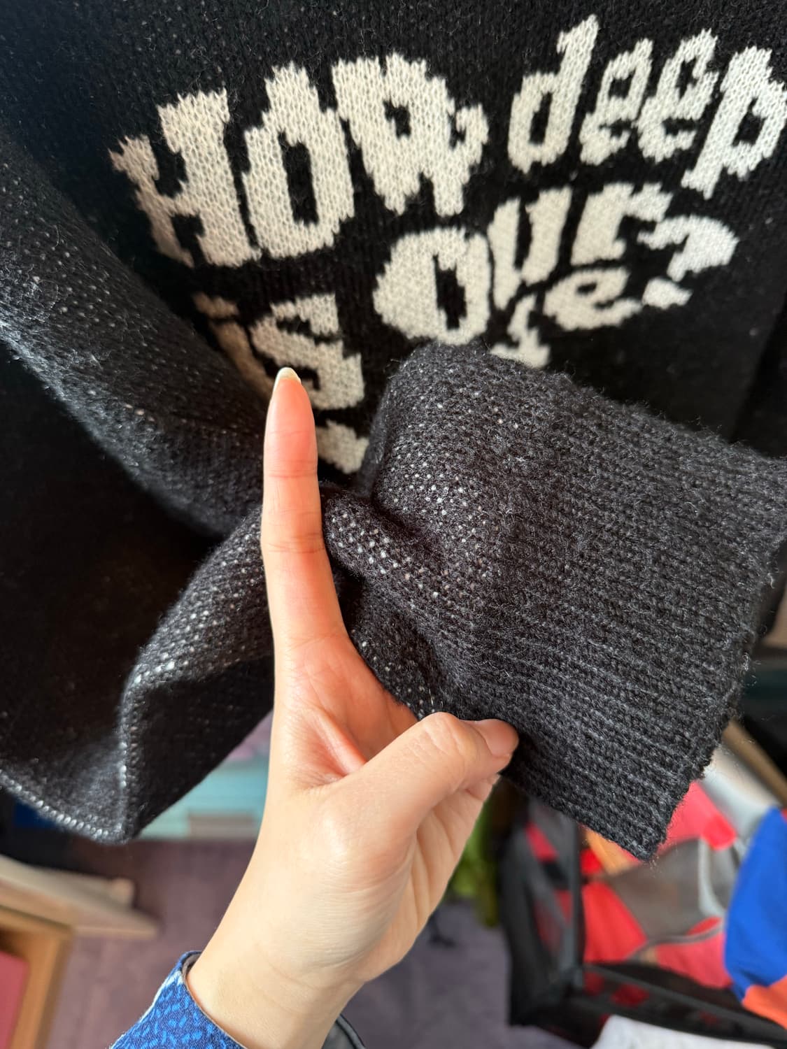 러브이즈트루 니트 상품이미지3