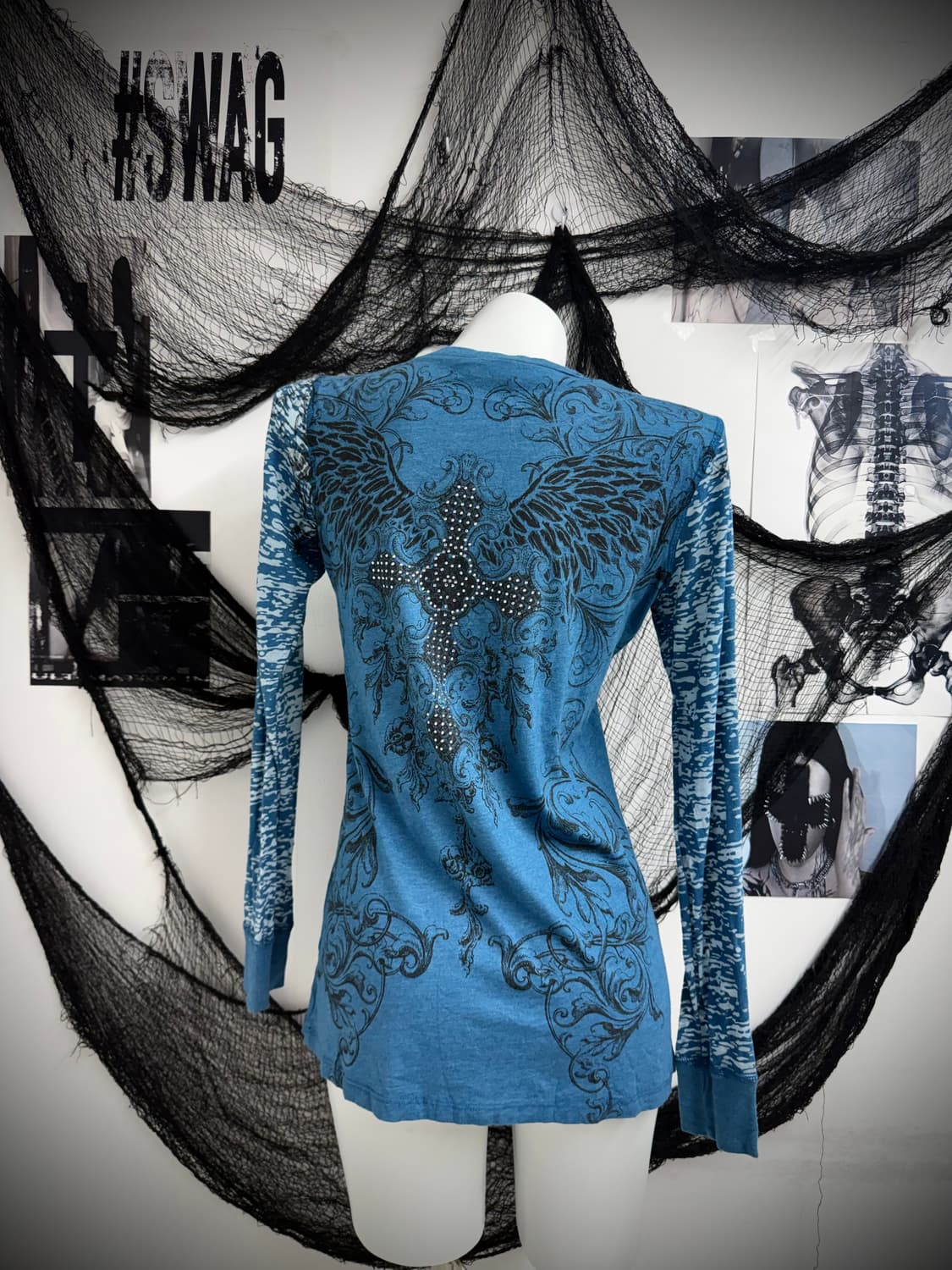 00s cubic printing longsleeve 상품이미지4