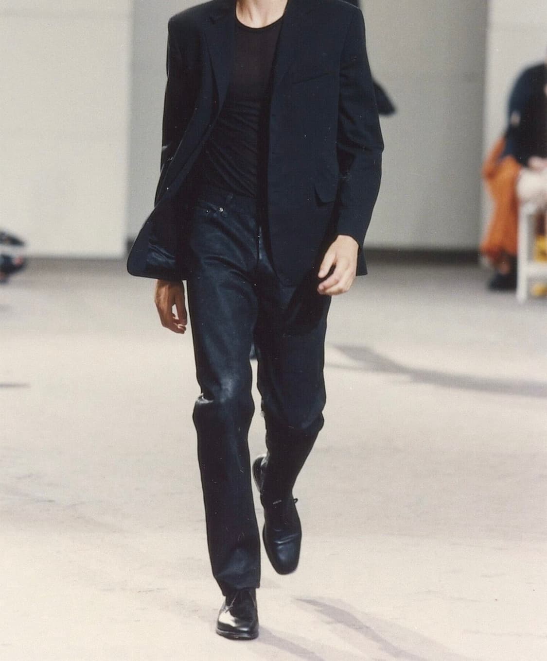 Helmut lang 1998 coated black denim 32 상품이미지1