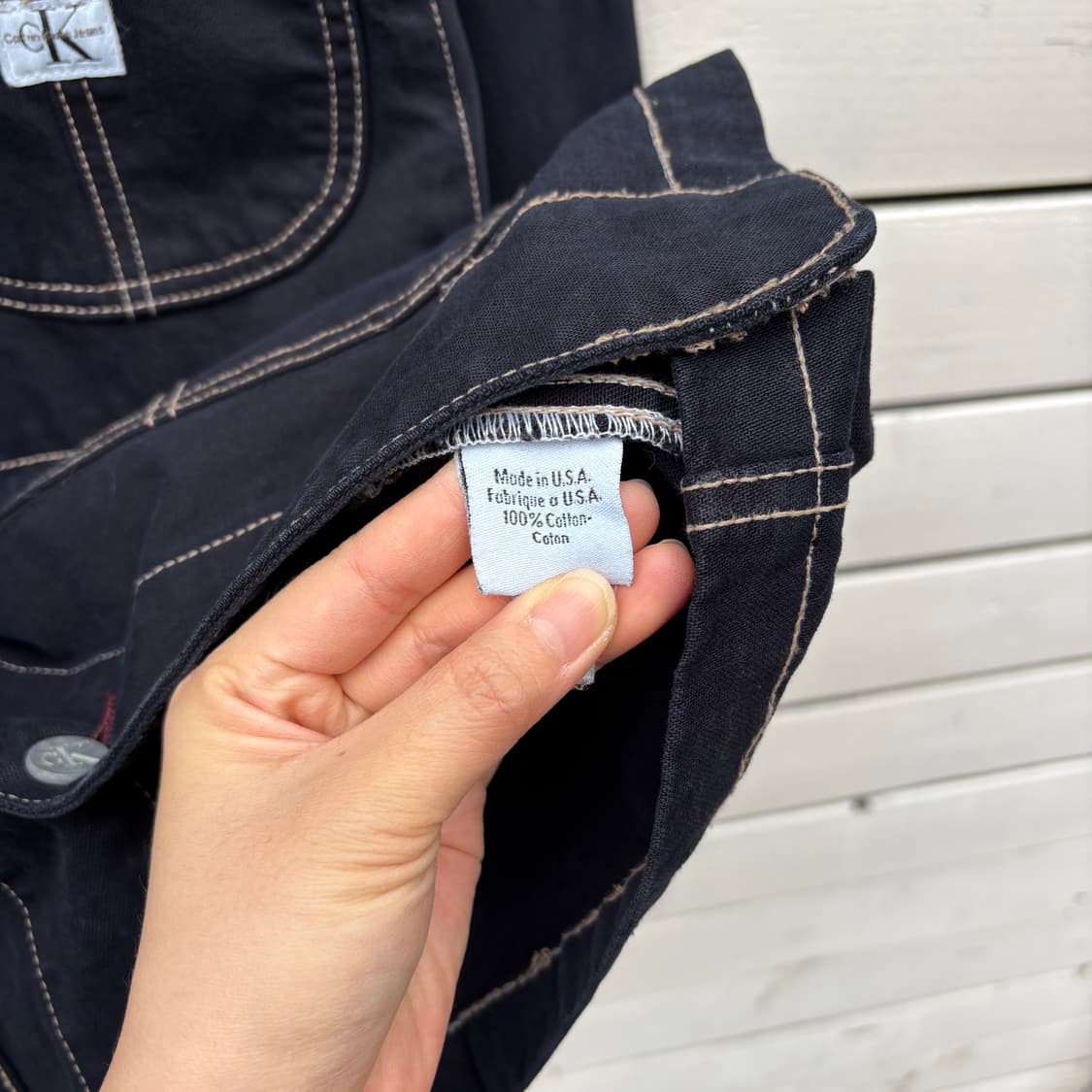 Calvin Klein 90s 캘빈클라인 made in usa 초어자켓 상품이미지7