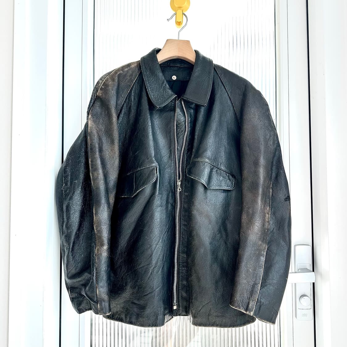 50's italy army goatskin jacket(프라다원판) 상품이미지3