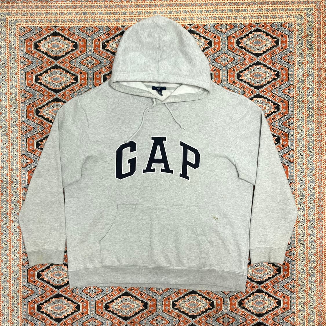 갭 스펠로고 그레이 기모 후드티셔츠 남성XL 상품이미지1
