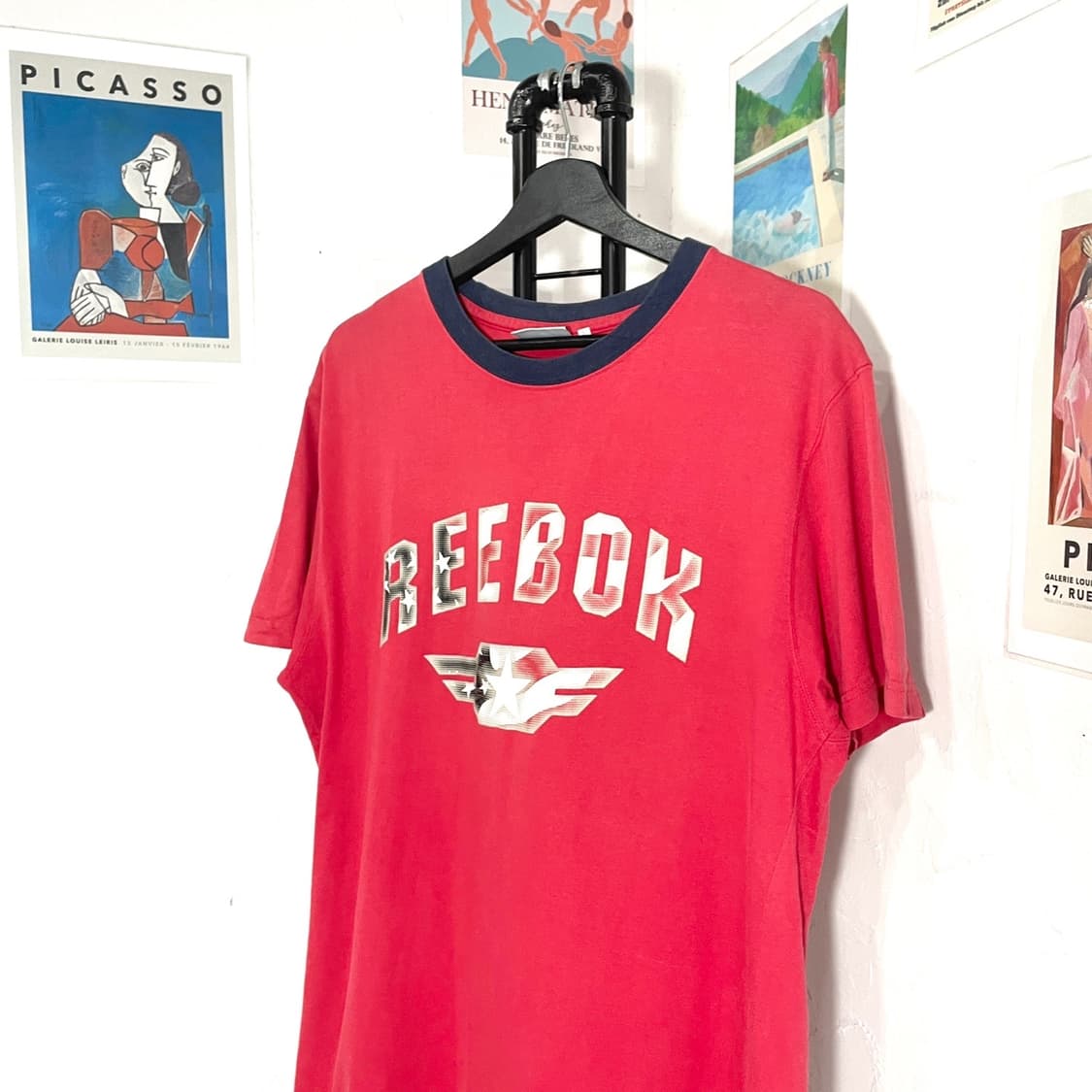 리복 올드스쿨 빅프린팅 반팔티 상품이미지3