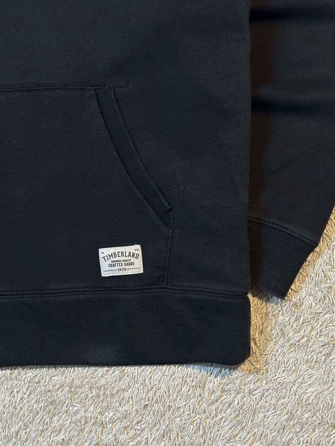 팀버랜드 TIMBERLAND 스펠로고 후드티 블랙 상품이미지3