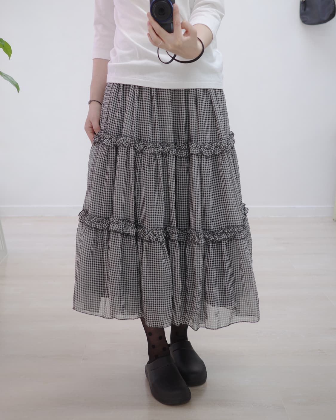 Catherine cottage check Skirt 상품이미지2
