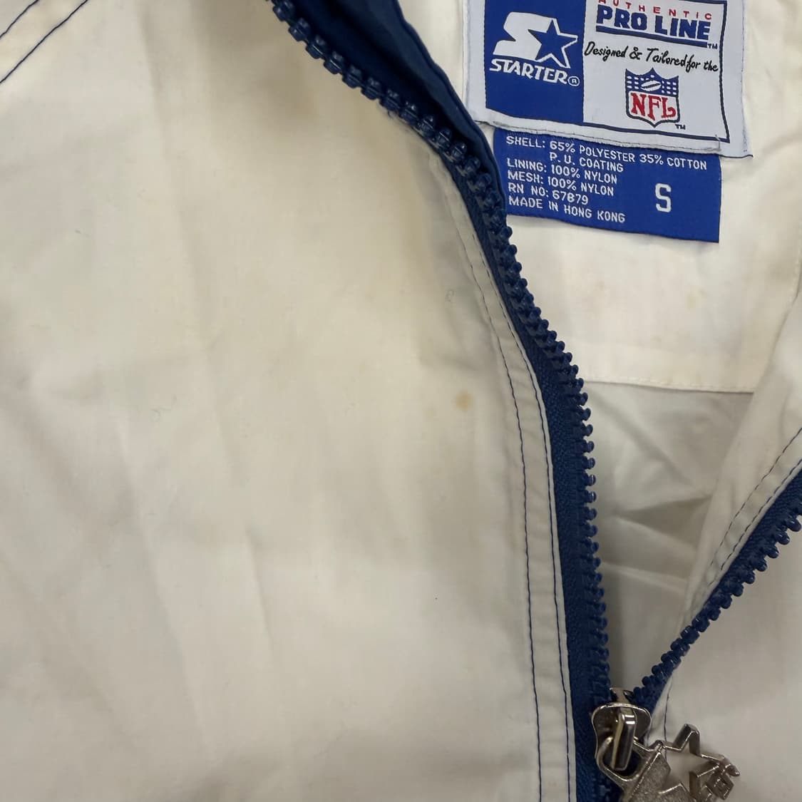 [정품/S] 스타터 NFL 프로라인 카우보이스 바람막이 아노락 웜업 상품이미지6