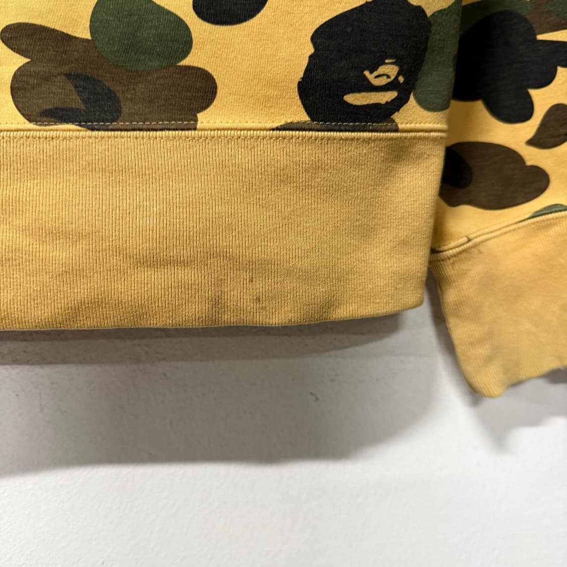 정품 베이프 고어텍스 1st 카모 황계 샤크 풀 집업 후디 상품이미지5