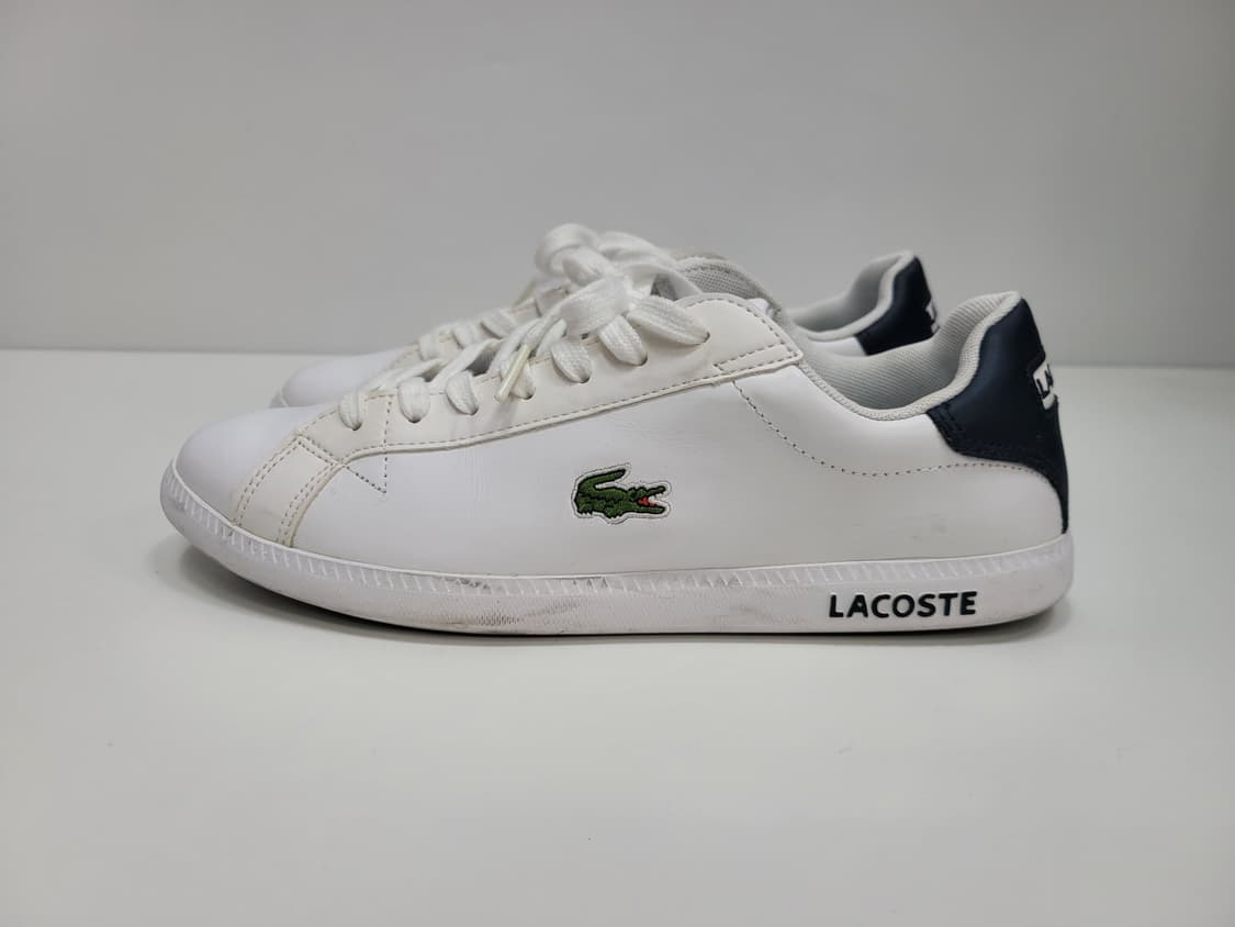 LACOSTE 21SS 라코스테 가죽 스니커즈 / 사이즈 260 화이트 상품이미지1
