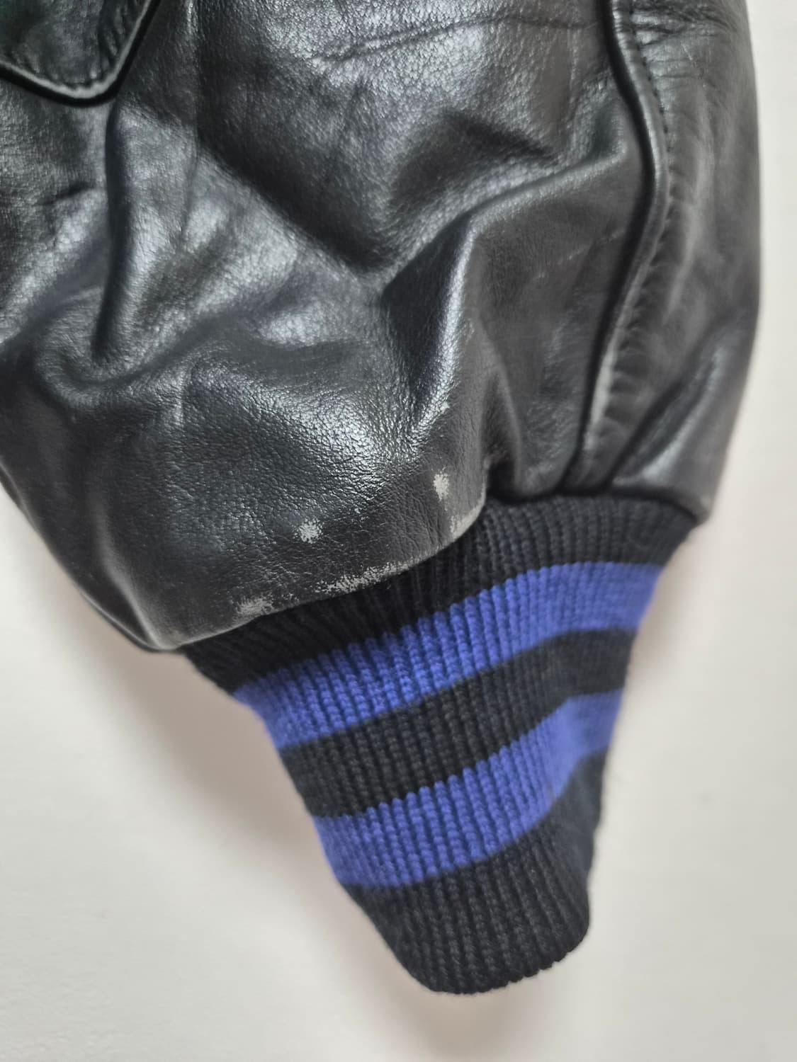 아메리칸빈티지USA 가죽 바시티 점퍼 XL사이즈- J62 상품이미지4